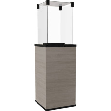 KRATKI Plynový ohřívač PATIO MINI sklo / slinutý křemen NATURALI OSSIDIANA VENA GRIGIA